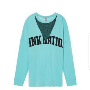 PINK VICTORIA'S SECRET PULLOVER SWEATER